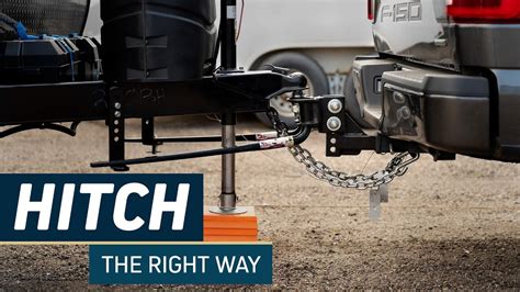 How To Hitch A Travel Trailer Youtube