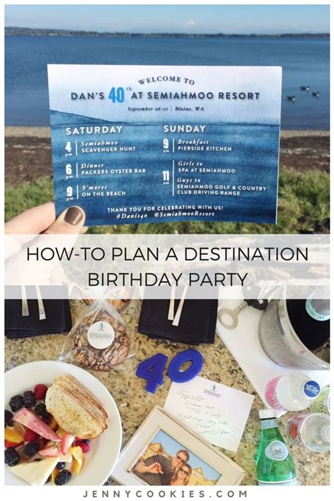 How To Host A Destination Birthday Party Dan S 40Th At Semiahmoo