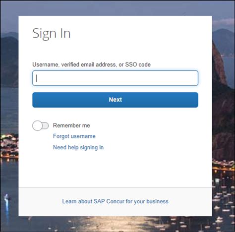 How To Log Into Concur