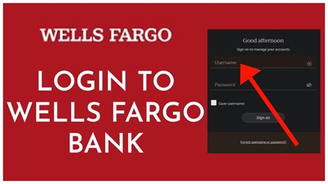 How To Login Wells Fargo Bank Online Banking Account Wells Fargo