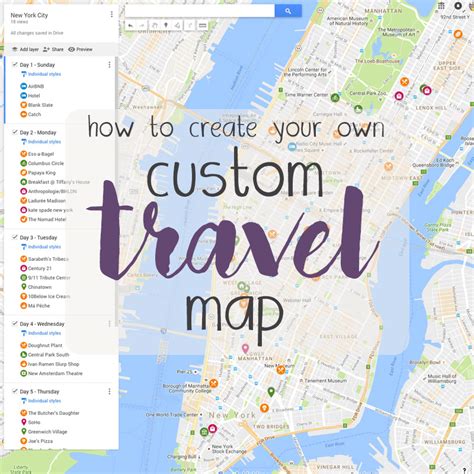 How To Make A Travel Map Tips And Free Template