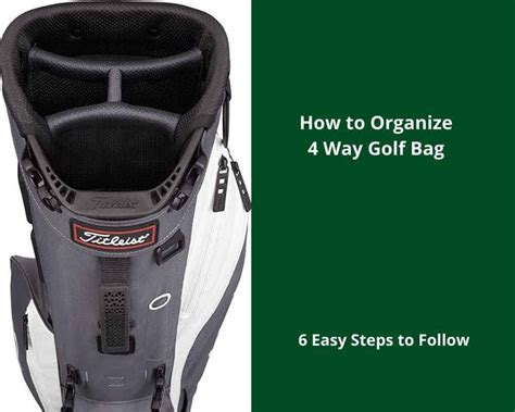 How To Organize A Golf Bag 4 5 6 8 14 Way Simple Golf Path