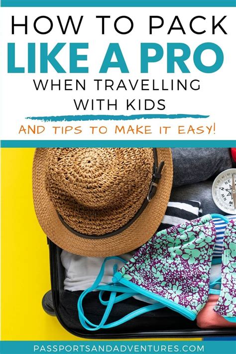 How To Pack Like A Pro When Travelling With Kids