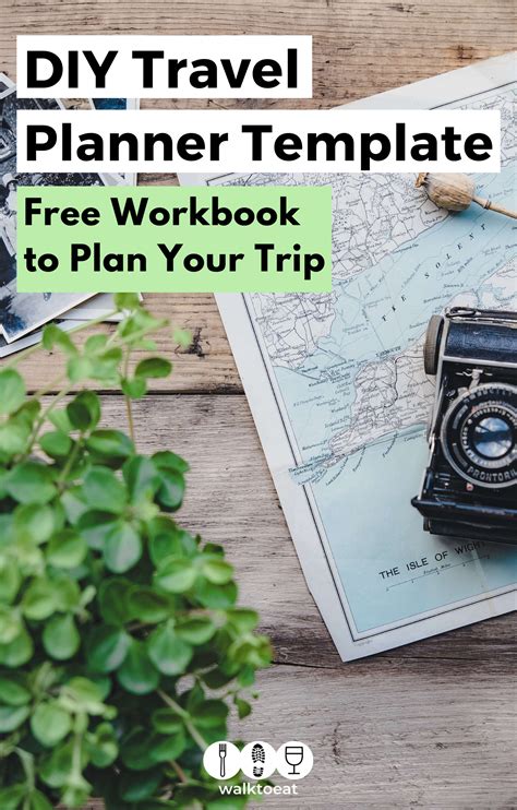 How To Plan Your Trip In 6 Steps With Interactive Workbook Walktoeat