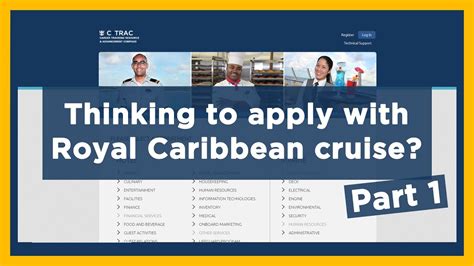 How To Register An Account With Royal Caribbean Cruise Ctrac Pt1