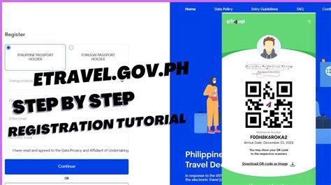 How To Register In Etravel Gov Ph Tutorial Step By Step Tutorial Youtube