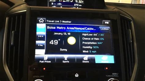 How To Set Up Sirius Xm Travel Link In 2018 Subaru Crosstrek Impreza