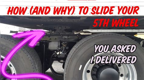 How To Slide Your 5Th Wheel And Why You Asked I Delivered Youtube