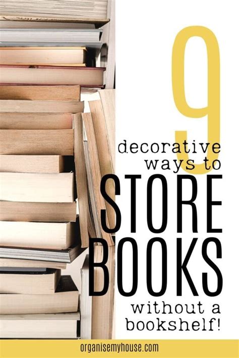 How To Store Books Without A Bookshelf 9 Ways To Try Book Storage