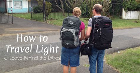 How To Travel Light And Leave The Extras Behind Uneven Sidewalks