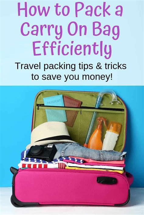 How To Travel Light With Just A Carry On And Save Money The