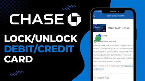 How To Unlock Chase Debit Card Youtube