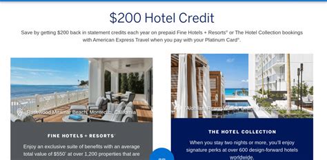 How To Use 200 Amex Platinum Hotel Credit