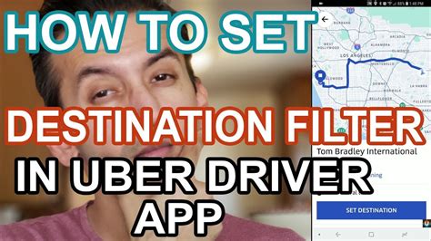 How To Use Destination Filters On Uber Uber Uberdriver Destination