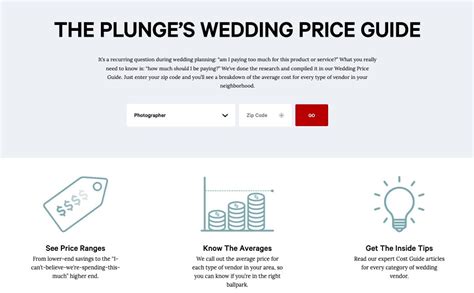 How To Use Our Wedding Cost Guides The Plunge