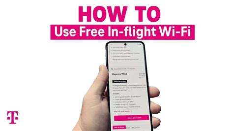 How To Use T Mobile S Free In Flight Wi Fi T Mobile Youtube