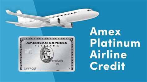 How To Use The Airline Credit On The Platinum Card From American Express 10Xtravel