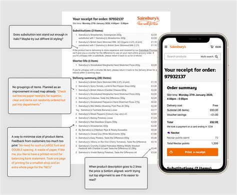 How We Ve Improved Sainsbury S Digital Receipts For All Our Customers