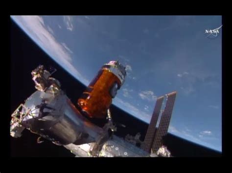 Htv 5 Docking To Iss X20 Speed Youtube