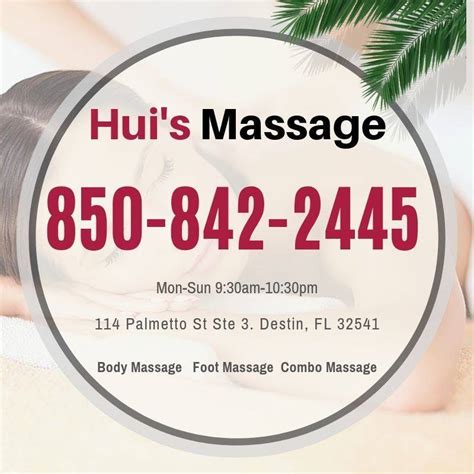 5 Tips Hui's Massage Destin