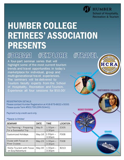 Humber Retirees Travel Seminars Humber Communiqu