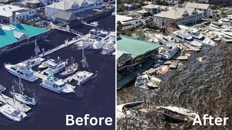 Hurricane Damage Before And After