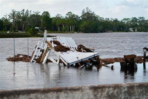 Hurricane Helene Aftermath Damage In Florida Big Bend Steinhatchee