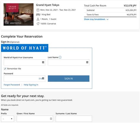 5 Tips Hyatt Reservations