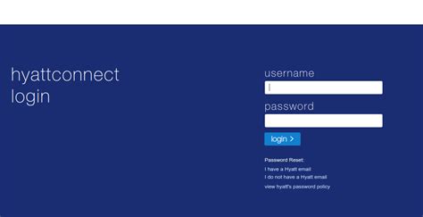 Hyatt Connect Login