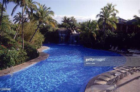 Hyatt Regency Resort Swimming Pool Kona Hi High Res Stock Photo Getty