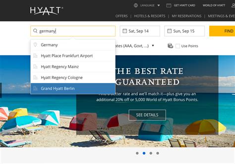 5 Hyatt Website Tips