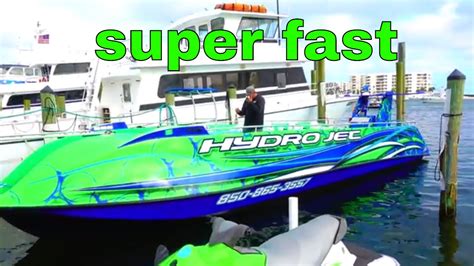 Hydro Jet Boat Ride Destin Florida Youtube