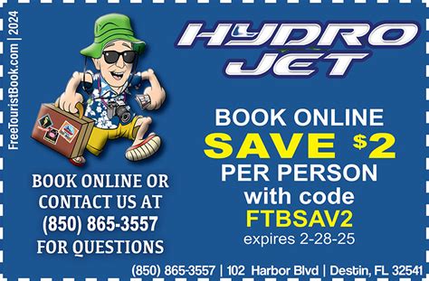 Hydrojet Boats Destin Florida Coupons