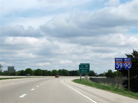 I 39 North I 90 West Rock County Aaroads Wisconsin