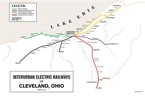 I Drew A Map Of The Cleveland Light Rail System In 1898 Hat Tip To U Ph3r Who Gave Me A