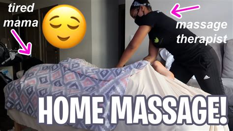 I Hired A Traveling Massage Therapist To Give Me A Massage At Home