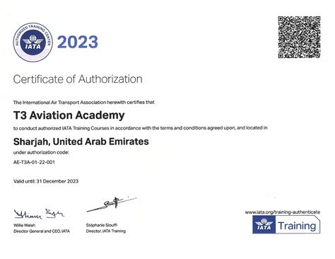 Iata Certificates