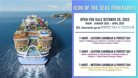 Icon of Seas Cruise Destinations