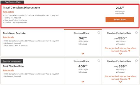 IHG Travel Agent Rates Discounts