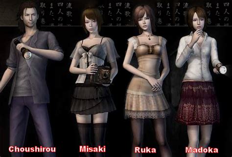 Image Fatalframe4characters Jpg Fatal Frame Wiki Fandom Powered By Wikia