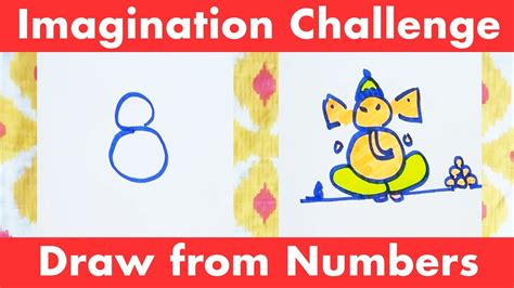 Imagination Challenge How To Draw From Numbers Youtube