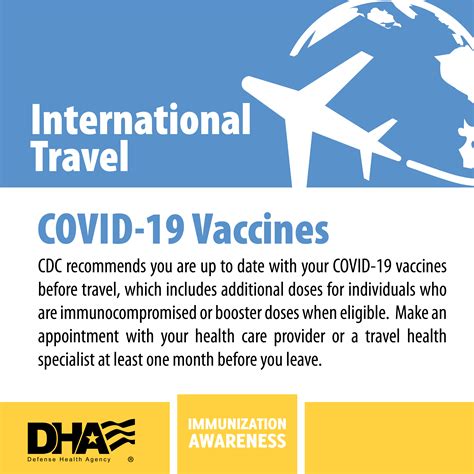 Immunization Awareness Travel Health Mil