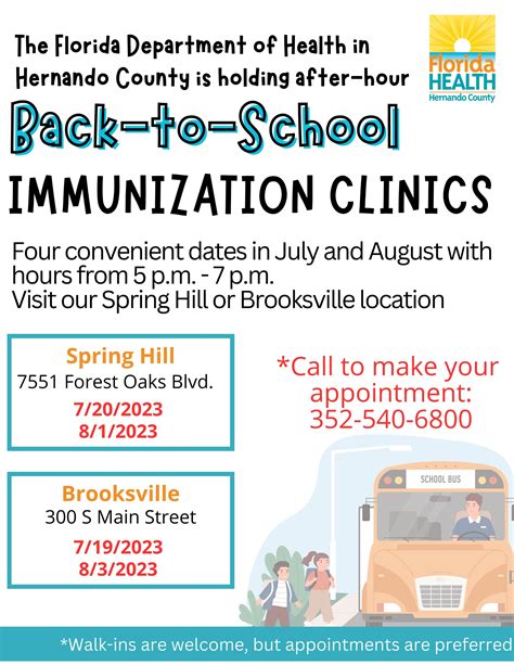 Immunizations Florida Department Of Health In Miami Dade