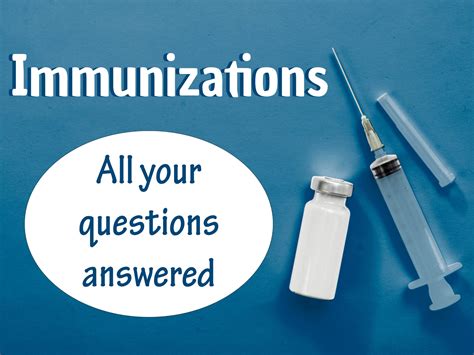 Immunizations