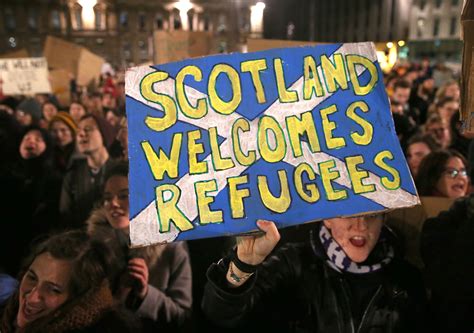 In Pics Thousands Join Scottish Protests Against Donald Trump Travel Ban The Sunday Post