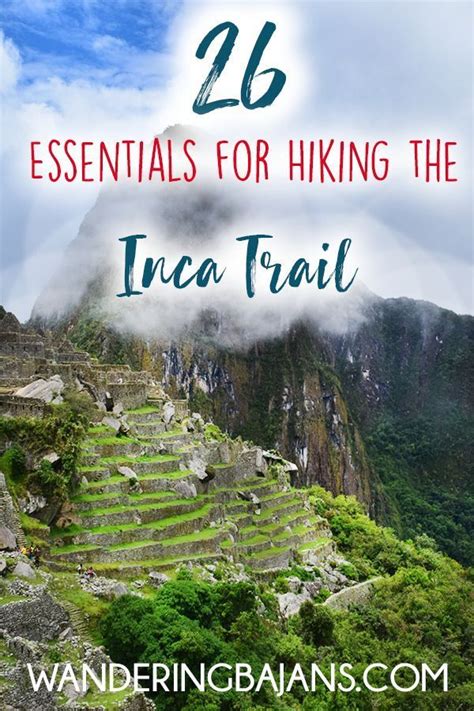 Inca Trail With Gadventures Packing List Wandering Bajans South