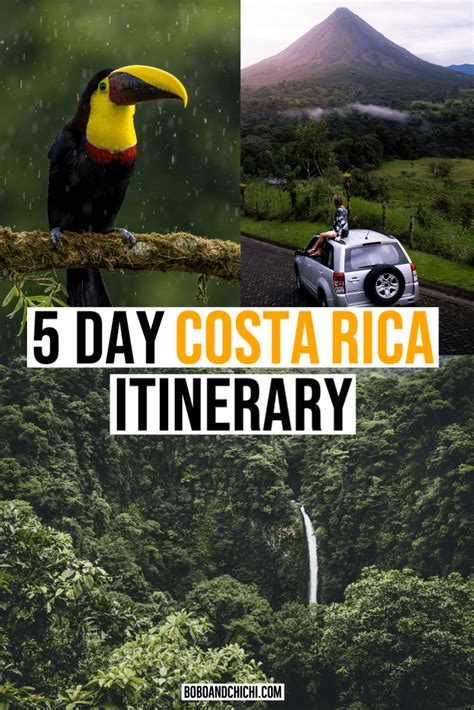 Incredible 5 Days In Costa Rica Itinerary Bobo And Chichi