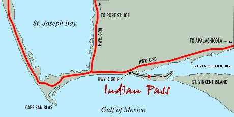 Indian Pass Florida Map Allyce Maitilde