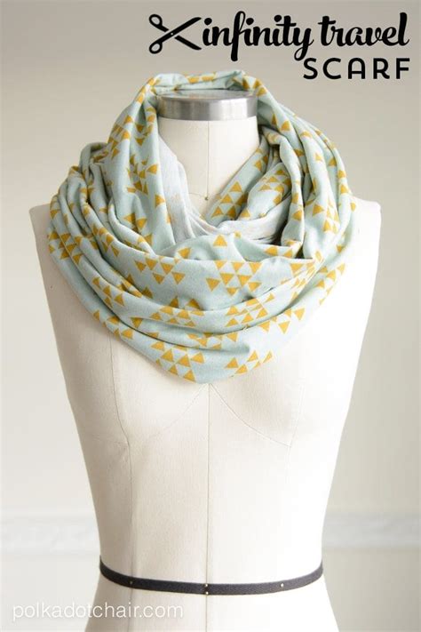 Infinity Travel Scarf Sewing Tutorial On Polka Dot Chair Blog