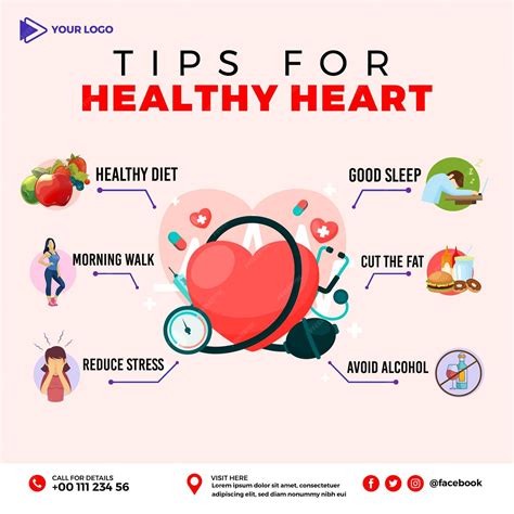 Infographic Keep Your Heart Healthy Five Heart Health Tips For Sen